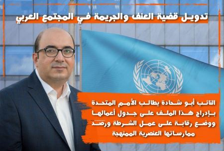 سامي أبو شحادة يعمل على تدويل قضية الجريمة وتواطؤ الشرطة